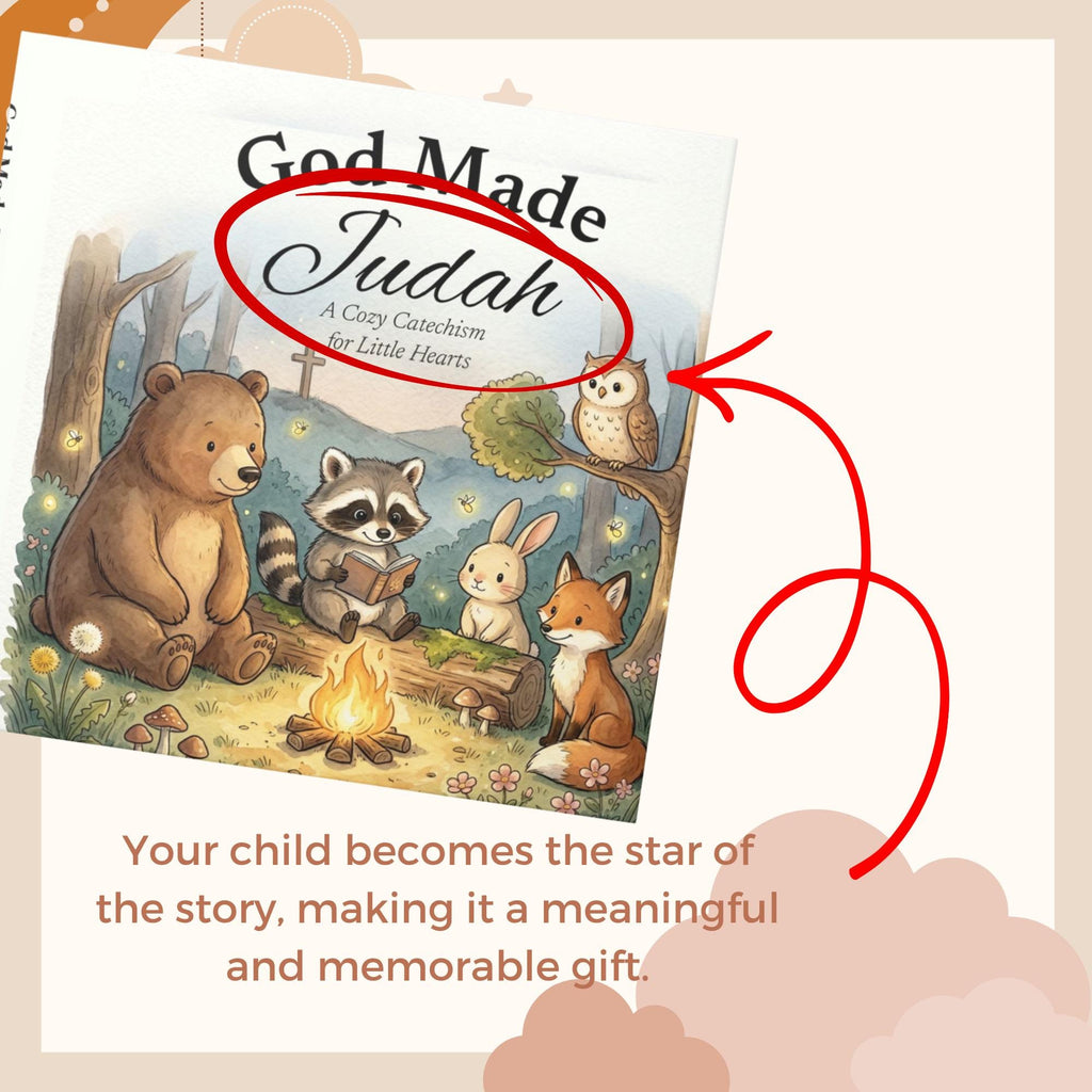 Personalized Christian Baby Book with Name, Baptism Gift for Boy or Girl, Baby Dedication Gift, Christening Gift from Godparents