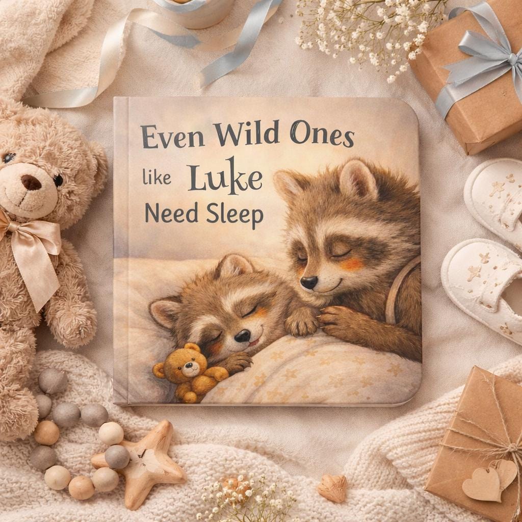 Bedtime Story Toddler Custom Name Book Personalized Baby Reading Gift Nighttime Routine Preschool Sleep Book First Birthday Keepsake Present Infant Goodnight Tale Rhyming Story Custom Child Book Personalized Toddler Gift Baby Name Story