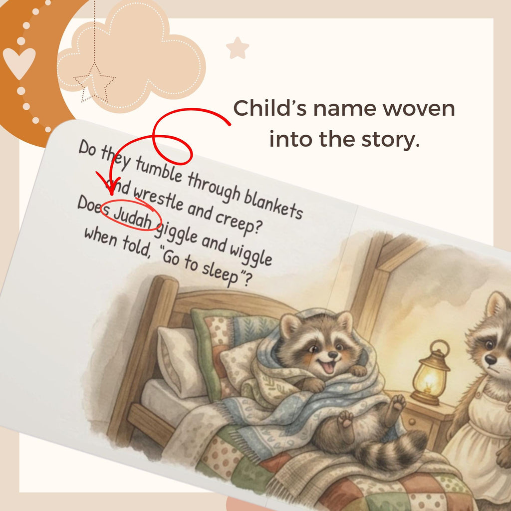Bedtime Story Toddler Custom Name Book Personalized Baby Reading Gift Nighttime Routine Preschool Sleep Book First Birthday Keepsake Present Infant Goodnight Tale Rhyming Story Custom Child Book Personalized Toddler Gift Baby Name Story
