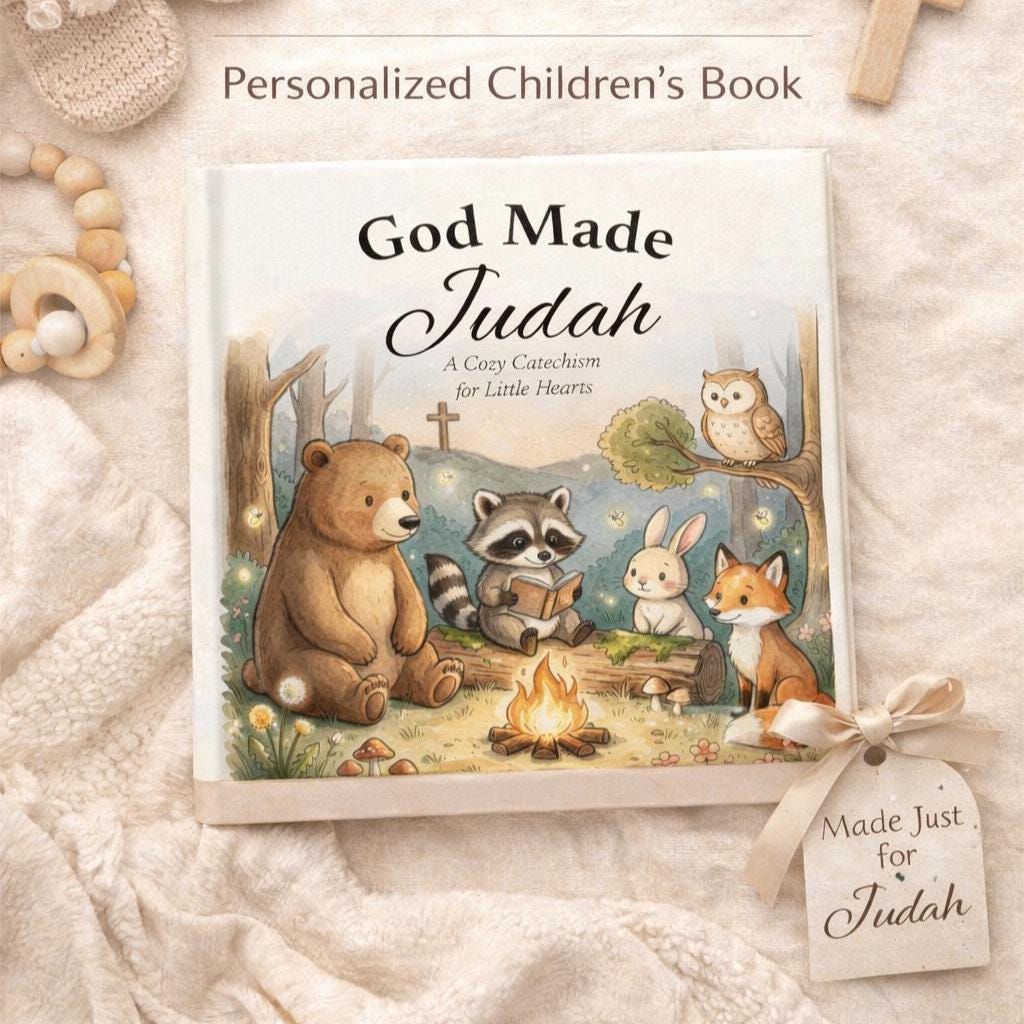 Personalized Christian Baby Book with Name, Baptism Gift for Boy or Girl, Baby Dedication Gift, Christening Gift from Godparents