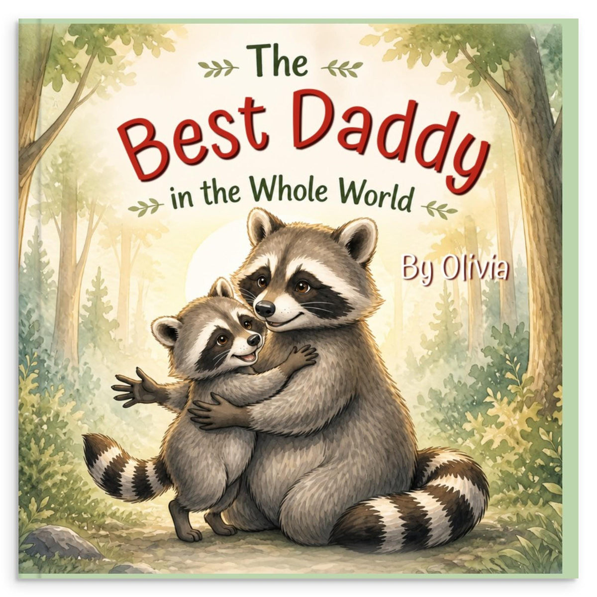 Personalized Fathers Day Book for Dad or Papa, Custom Daddy Gift from Child, Gift from Kids, New Dad Gift