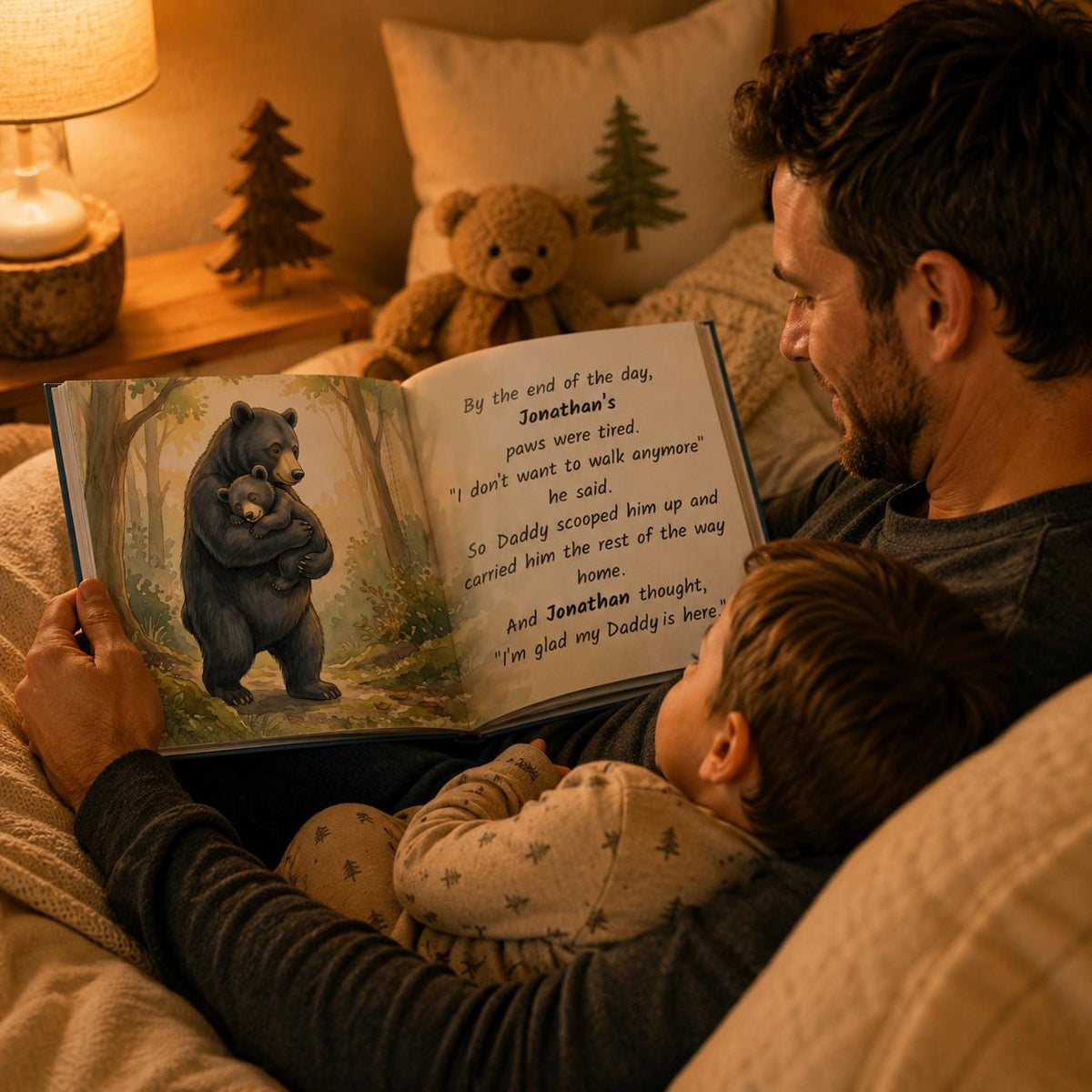 My Daddy Will Always Be There, Personalized Daddy Book, Father & Child Keepsake Gift, Custom Storybook for Dad