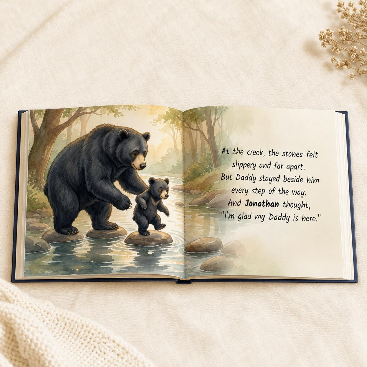 My Daddy Will Always Be There, Personalized Daddy Book, Father & Child Keepsake Gift, Custom Storybook for Dad