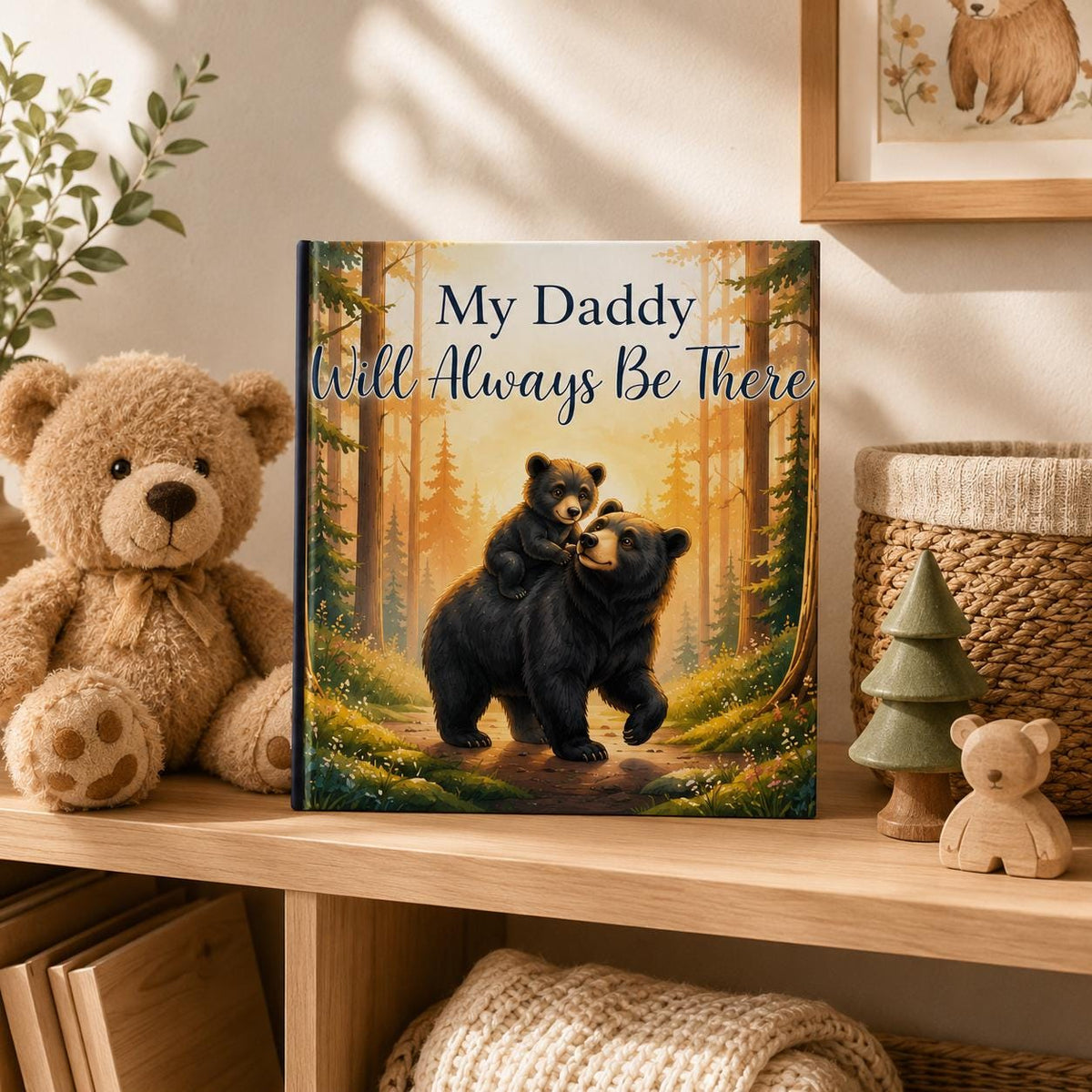My Daddy Will Always Be There, Personalized Daddy Book, Father & Child Keepsake Gift, Custom Storybook for Dad