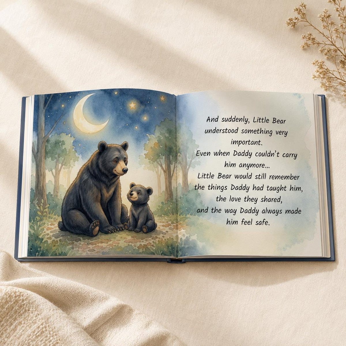 My Daddy Will Always Be There, Personalized Daddy Book, Father & Child Keepsake Gift, Custom Storybook for Dad