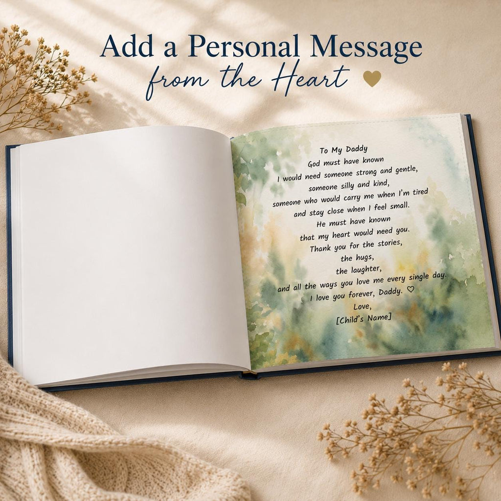 My Daddy Will Always Be There, Personalized Daddy Book, Father & Child Keepsake Gift, Custom Storybook for Dad
