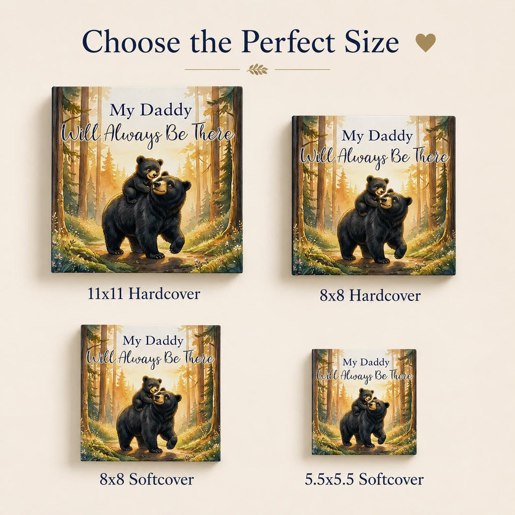 My Daddy Will Always Be There, Personalized Daddy Book, Father & Child Keepsake Gift, Custom Storybook for Dad