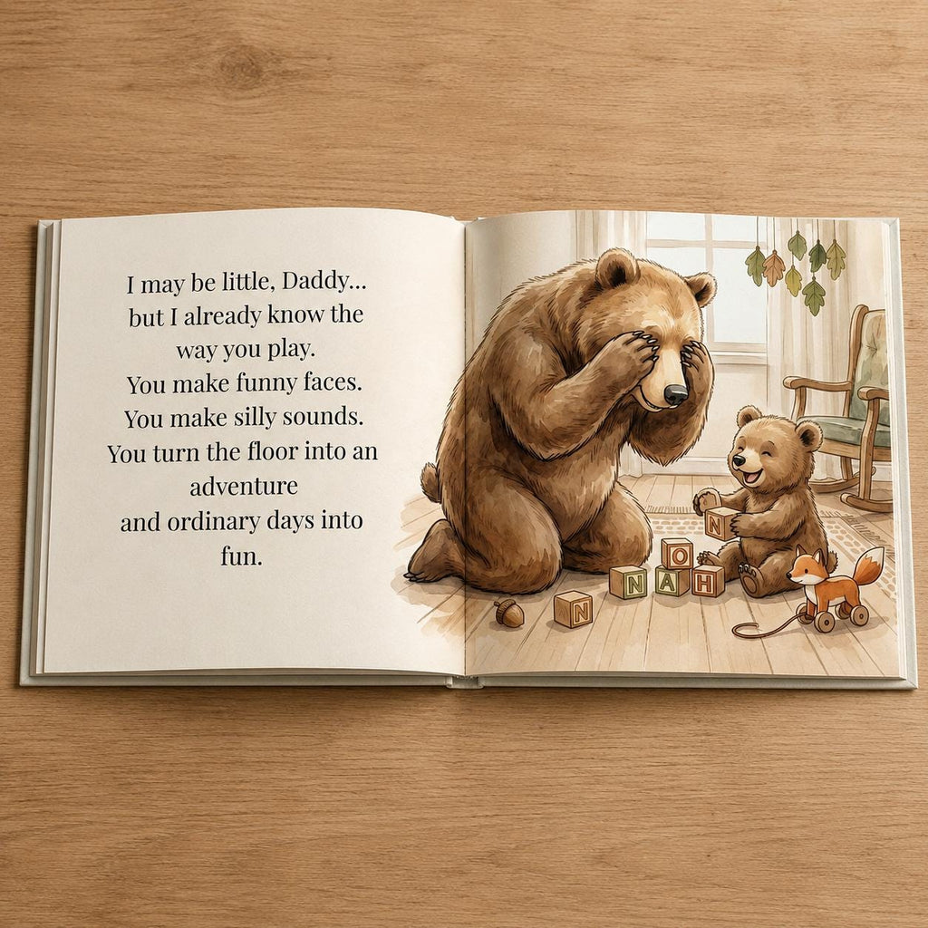 Personalized Daddy and Me Book, First Father's Day Gift from Baby, Custom Name Storybook for New Dad, Gift for First Time Dad