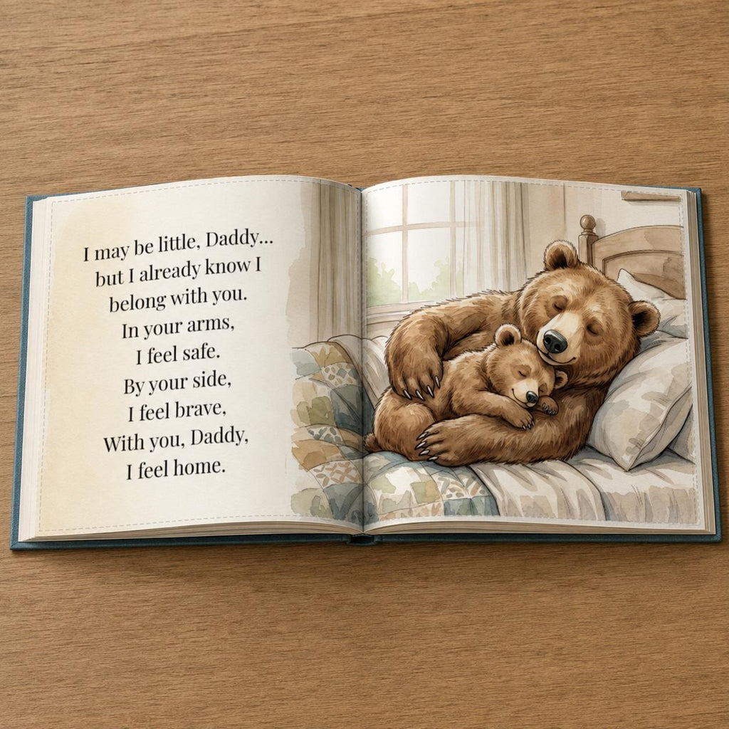 Personalized Daddy and Me Book, First Father's Day Gift from Baby, Custom Name Storybook for New Dad, Gift for First Time Dad