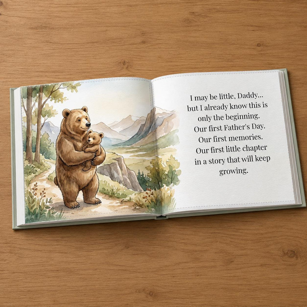 Personalized Daddy and Me Book, First Father's Day Gift from Baby, Custom Name Storybook for New Dad, Gift for First Time Dad