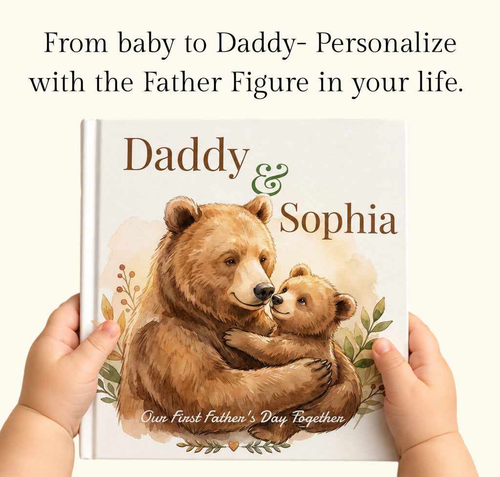 Personalized Daddy and Me Book, First Father's Day Gift from Baby, Custom Name Storybook for New Dad, Gift for First Time Dad