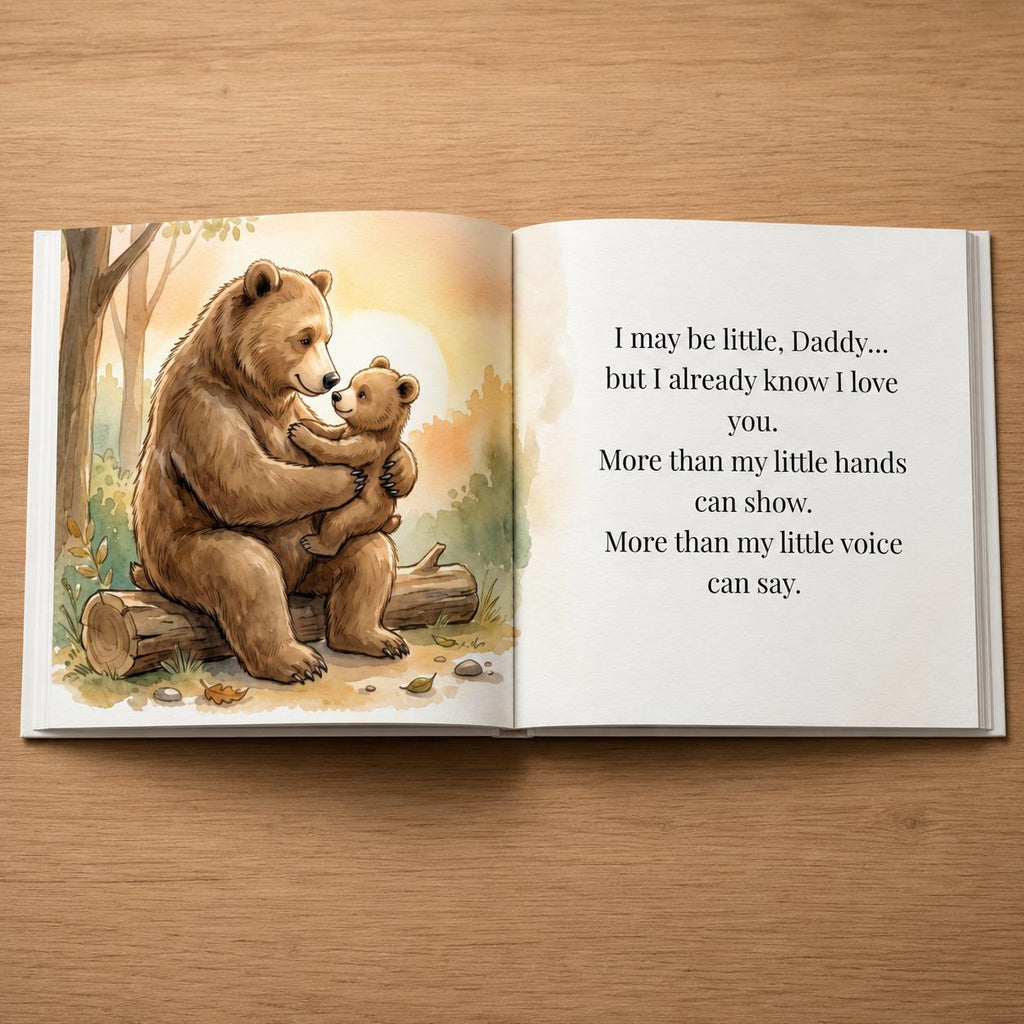 Personalized Daddy and Me Book, First Father's Day Gift from Baby, Custom Name Storybook for New Dad, Gift for First Time Dad