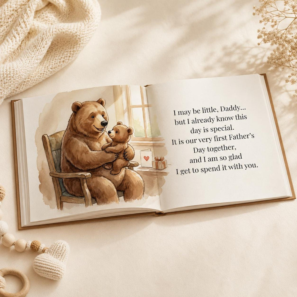 Personalized Daddy and Me Book, First Father's Day Gift from Baby, Custom Name Storybook for New Dad, Gift for First Time Dad