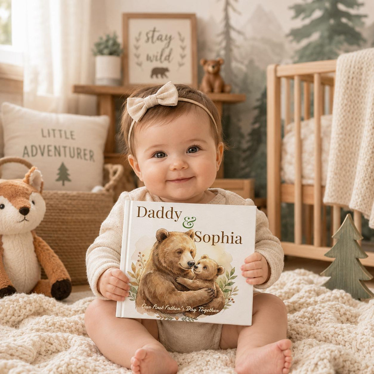 Personalized Daddy and Me Book, First Father's Day Gift from Baby, Custom Name Storybook for New Dad, Gift for First Time Dad