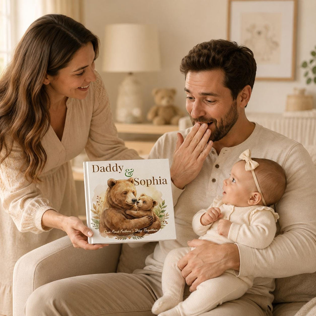 Personalized Daddy and Me Book, First Father's Day Gift from Baby, Custom Name Storybook for New Dad, Gift for First Time Dad
