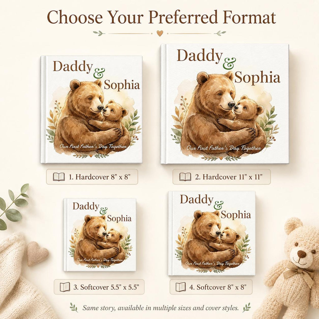 Personalized Daddy and Me Book, First Father's Day Gift from Baby, Custom Name Storybook for New Dad, Gift for First Time Dad