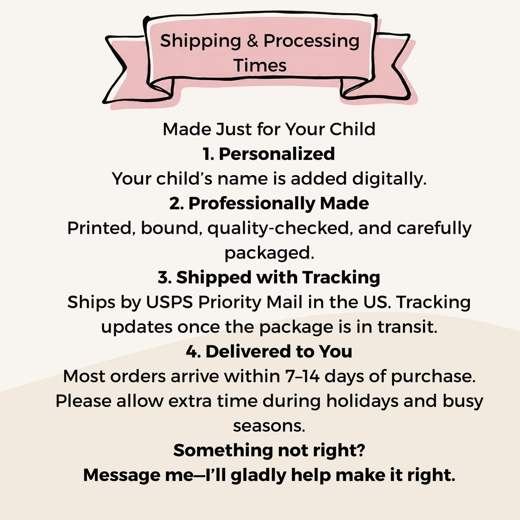 Personalized Baby Memory Book for First Year Milestones & Photos