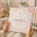 Custom Baby First Year Keepsake Book to Preserve First Year Memories and Milestones