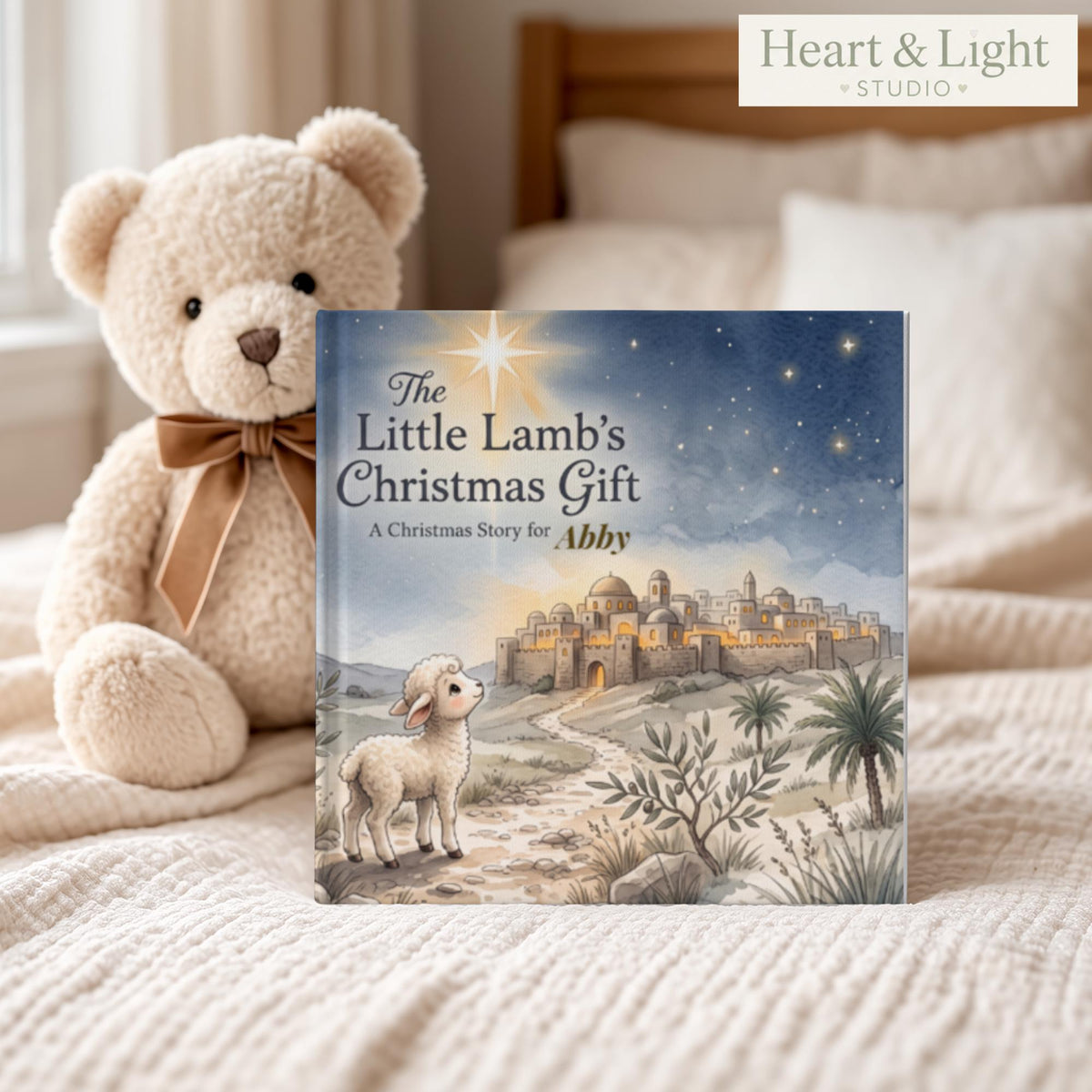 Personalized Christian Christmas Gift for Kids, Custom Name Nativity, Jesus Christmas Personalized Story Book Keepsake, Child's Name Book