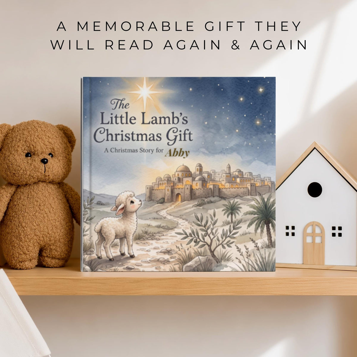 Personalized Christian Christmas Gift for Kids, Custom Name Nativity, Jesus Christmas Personalized Story Book Keepsake, Child's Name Book