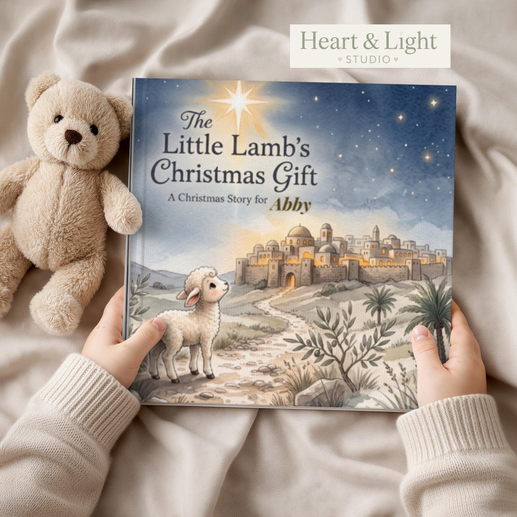 Personalized Christian Christmas Gift for Kids, Custom Name Nativity, Jesus Christmas Personalized Story Book Keepsake, Child's Name Book