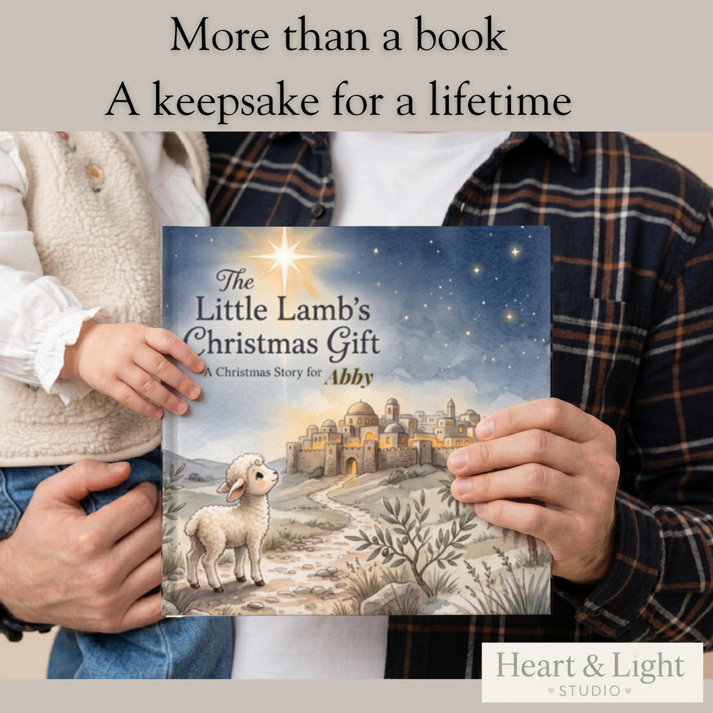 Personalized Christian Christmas Gift for Kids, Custom Name Nativity, Jesus Christmas Personalized Story Book Keepsake, Child's Name Book
