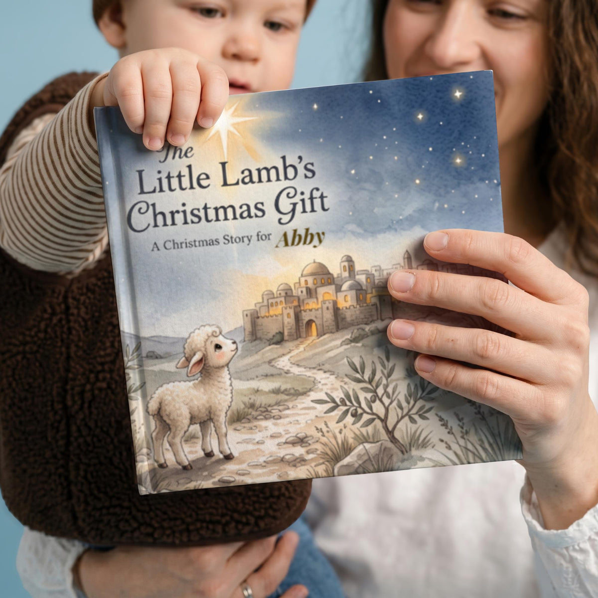 Personalized Christian Christmas Gift for Kids, Custom Name Nativity, Jesus Christmas Personalized Story Book Keepsake, Child's Name Book